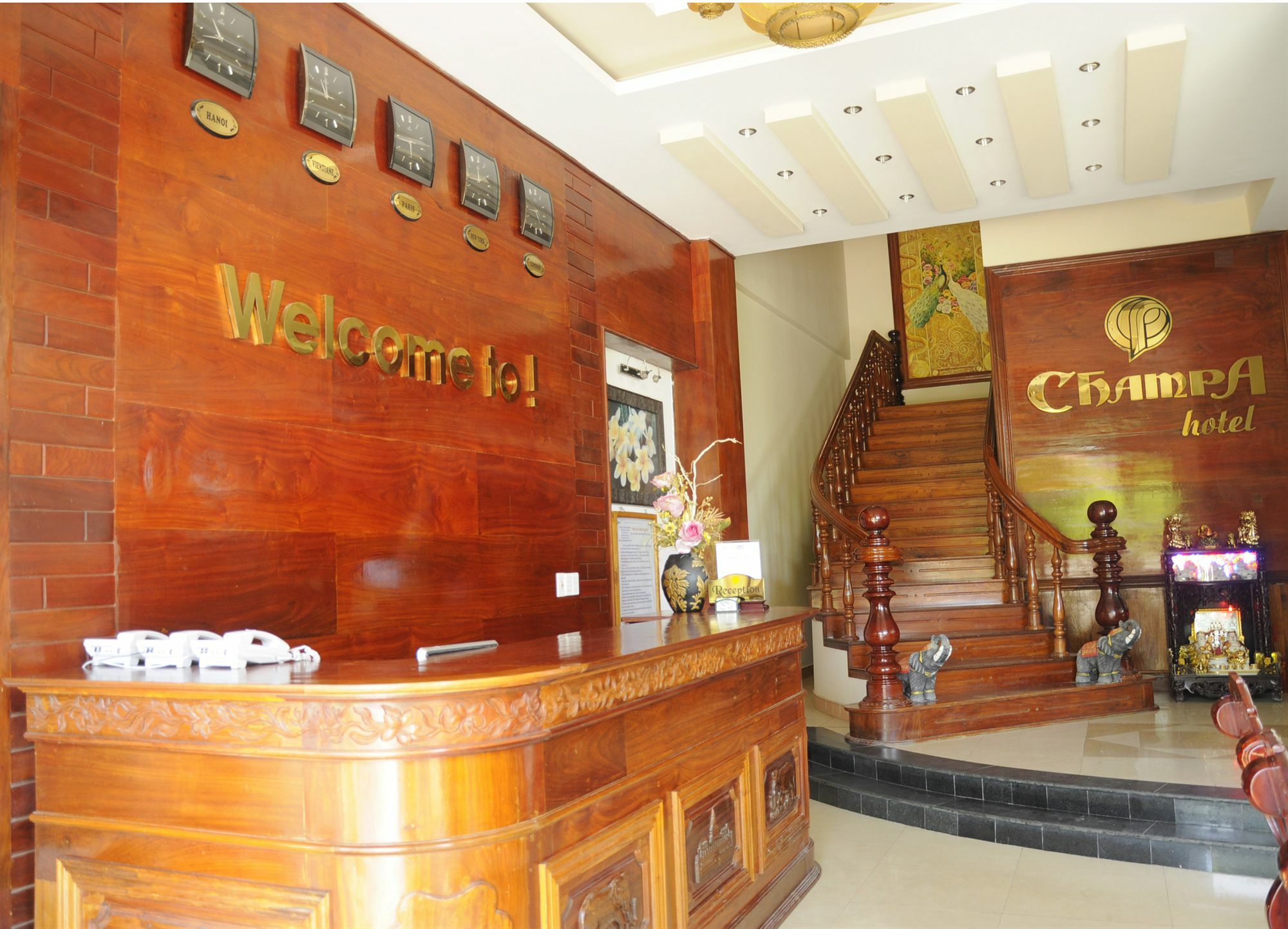 Oyo 1002 Champa Langco Hotel Cu Du Exteriér fotografie